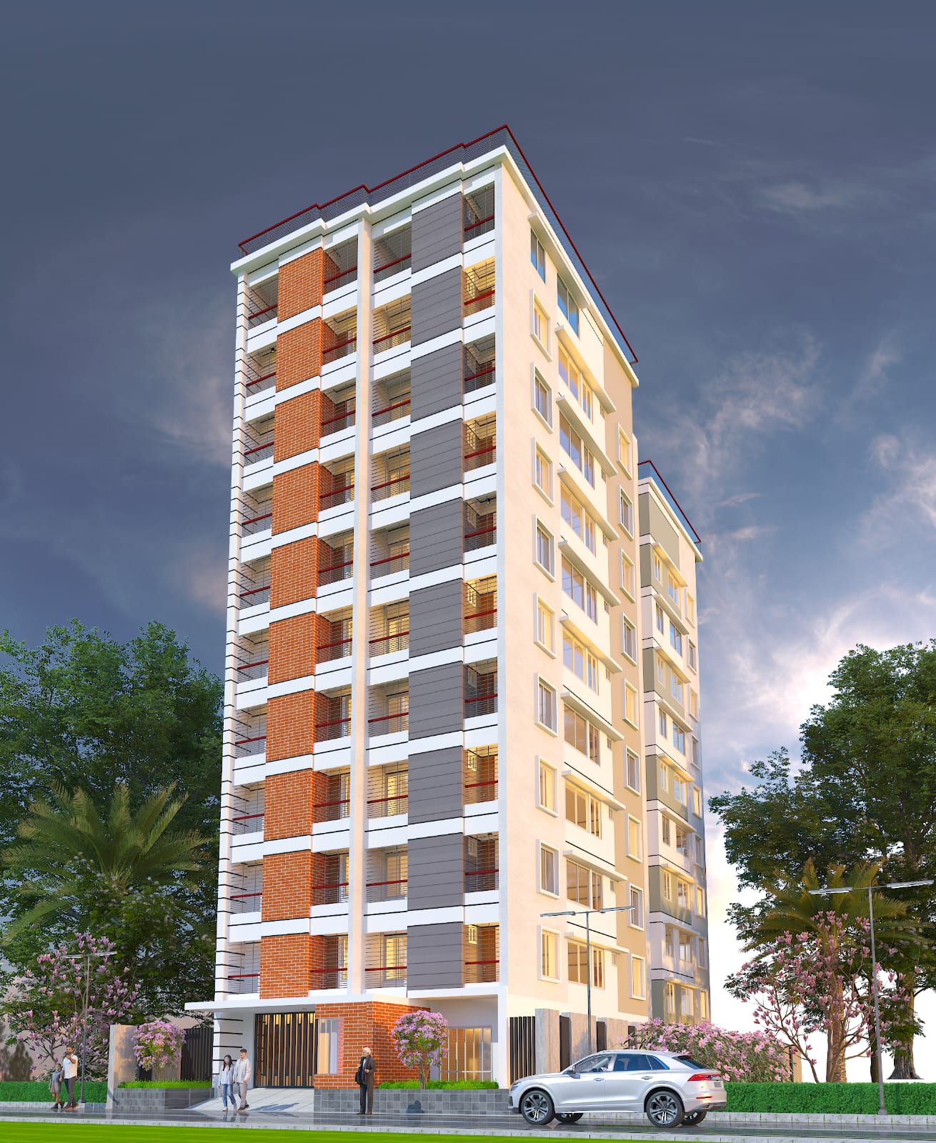 Green open land suitable for a residential plot