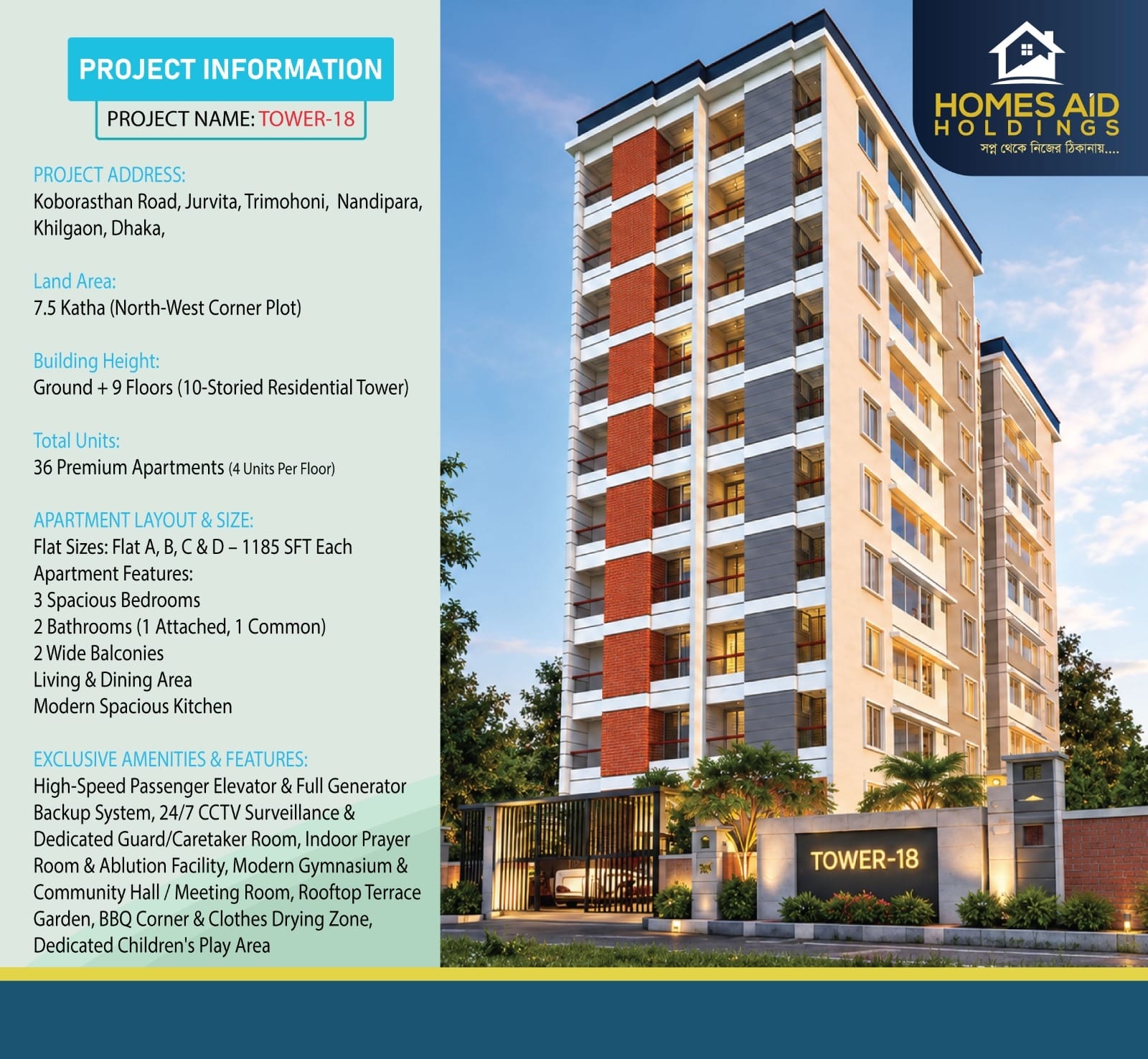 Apartment and residential building image for Uttara